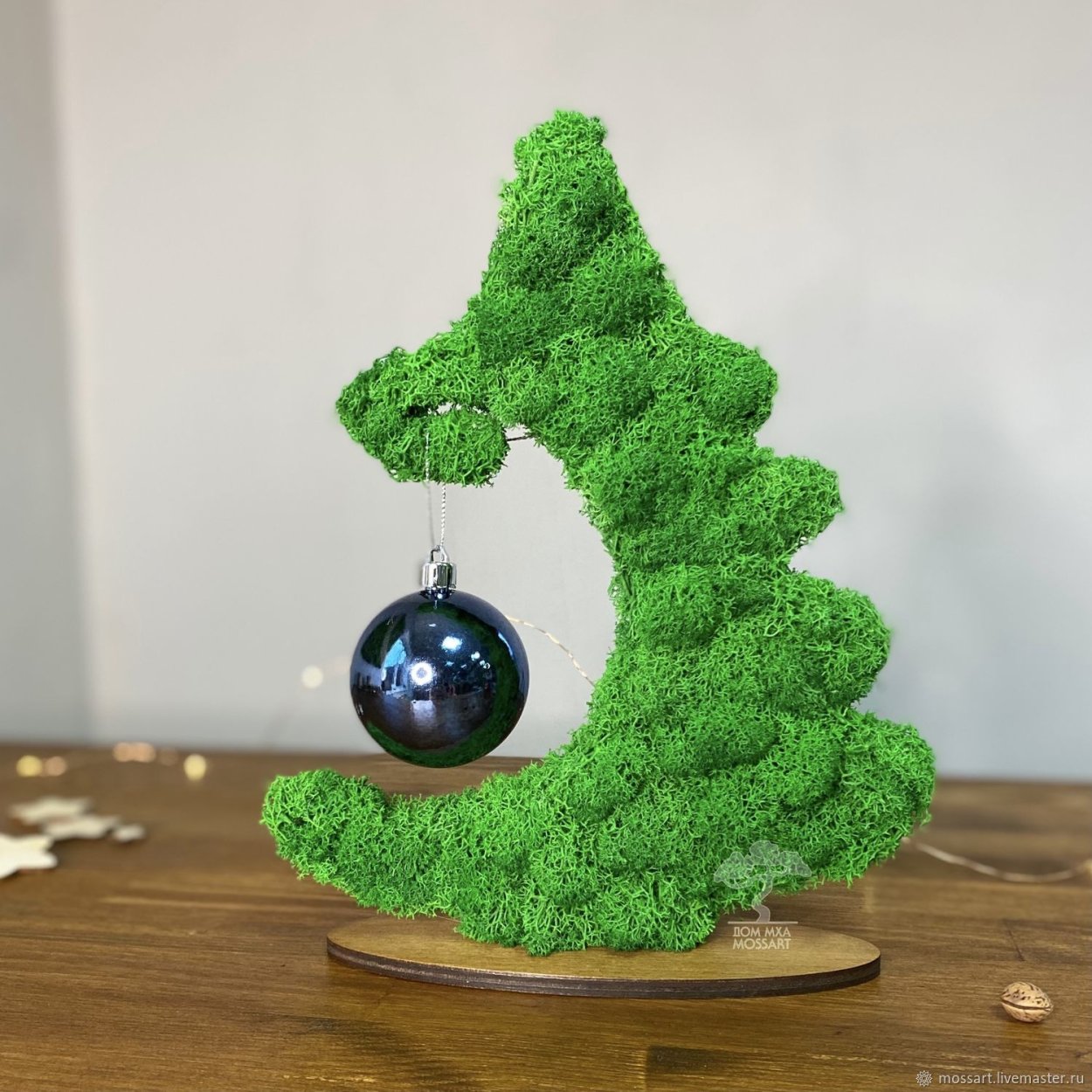 Ель из стабилизированного мха большая