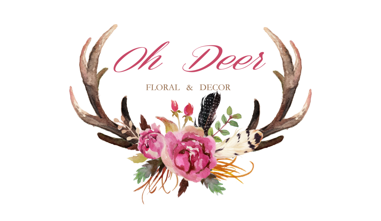 Рога в цветах