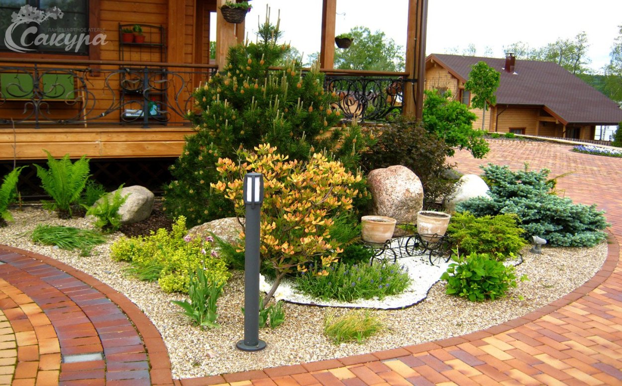 Ландшафт перед домом