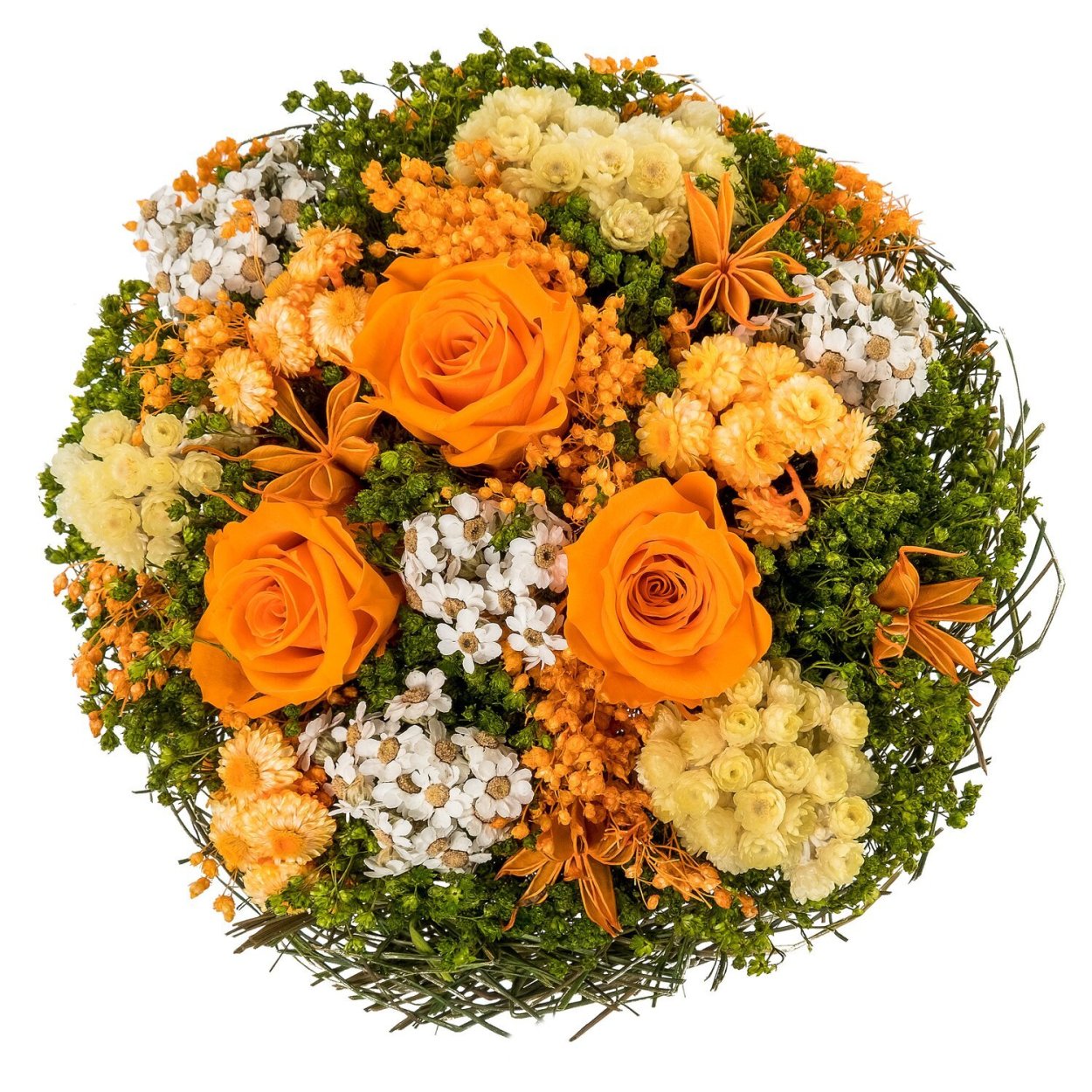 Цветочная композиция в коробке