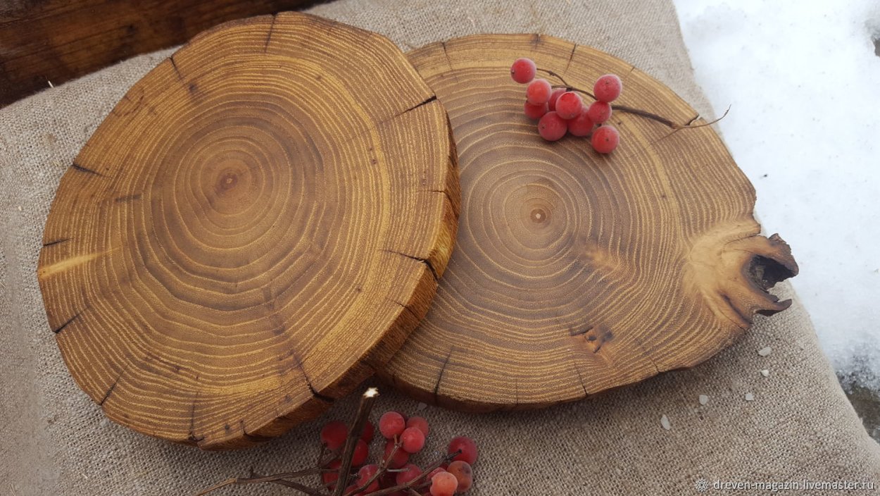 Доска разделочная деревянная