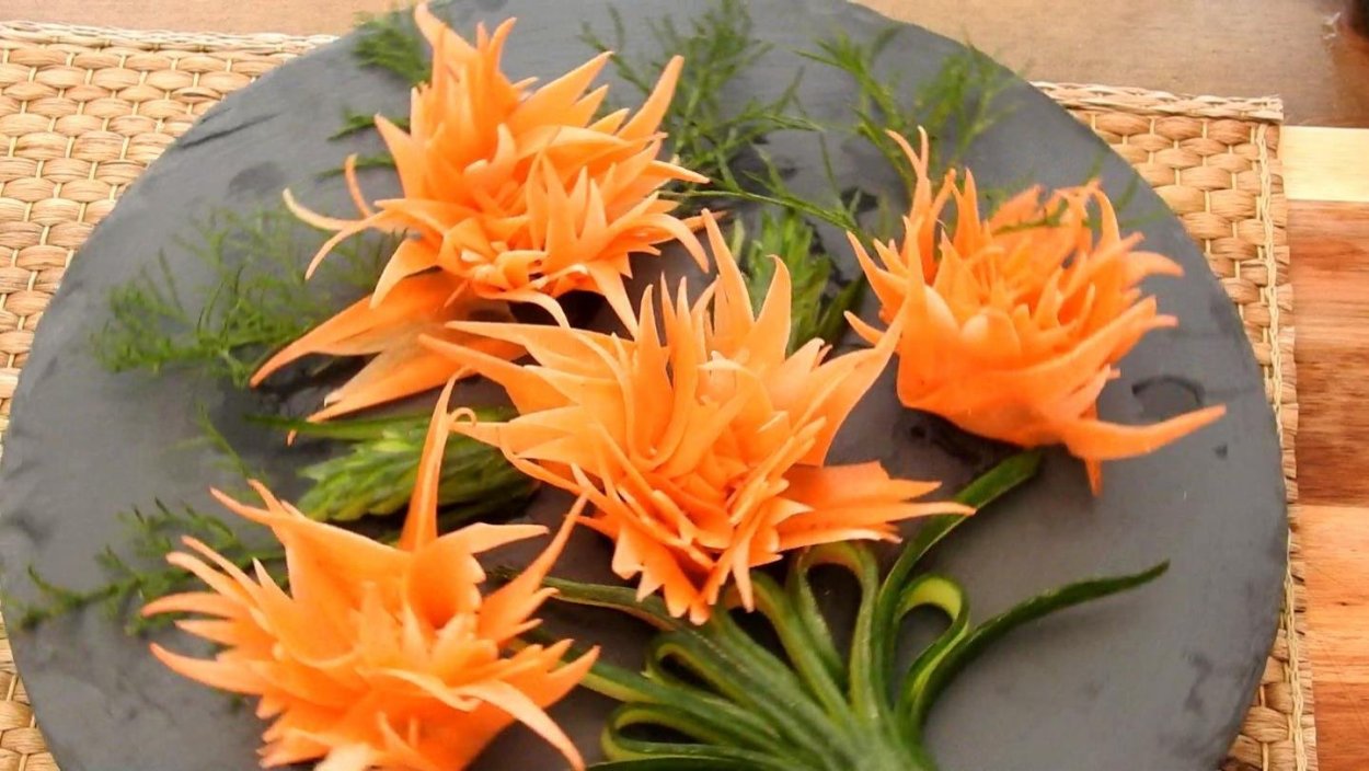 Карвинг из моркови