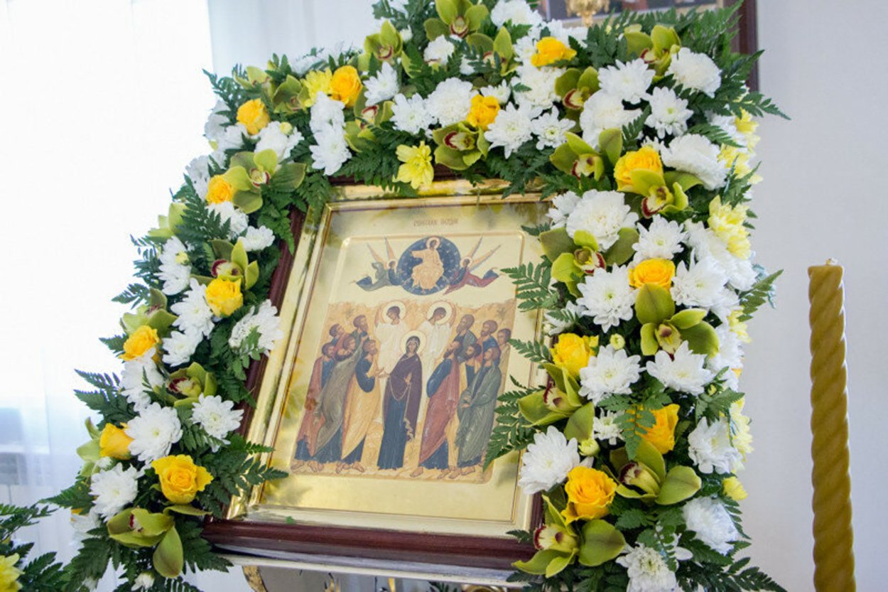 Вознесение Господне флористика Храмовая