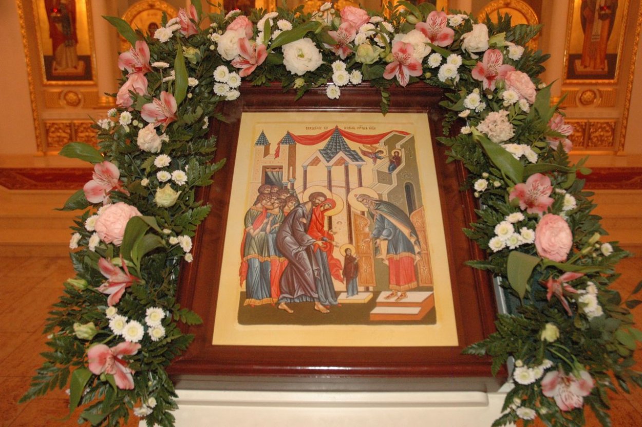 Храмовая флористика Введение во храм Пресвятой Богородицы