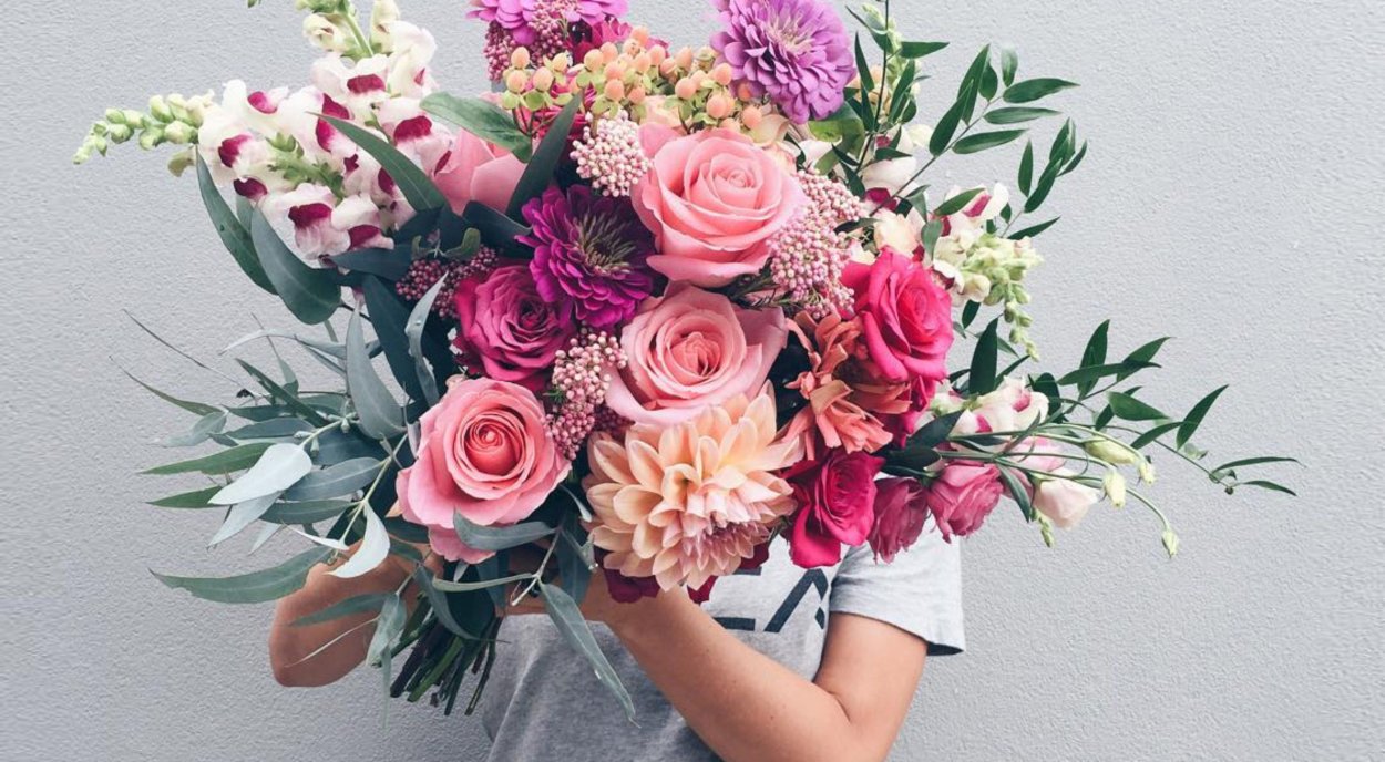 Стильные букеты для женщин