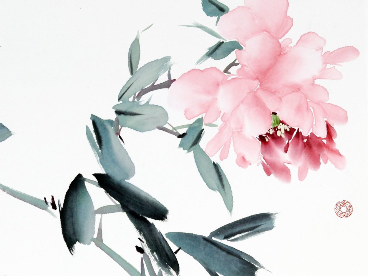 Цветущая слива Мейхуа Китая