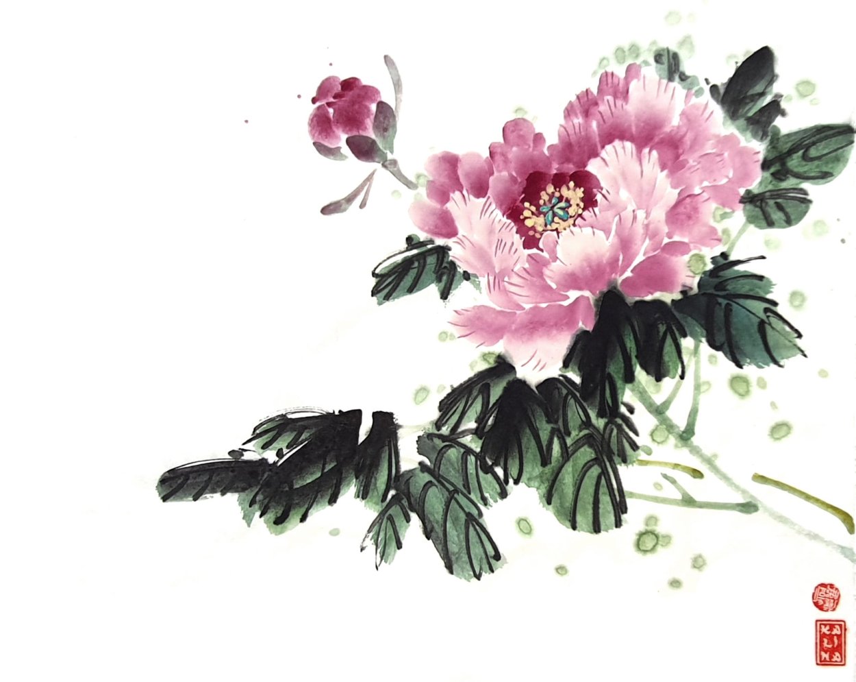 Китайская живопись слива мэйхуа