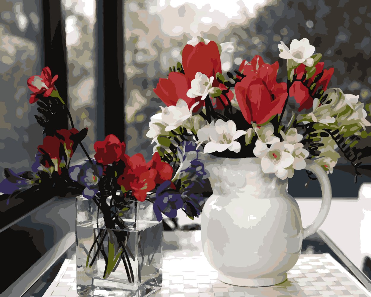 Цветы в вазе