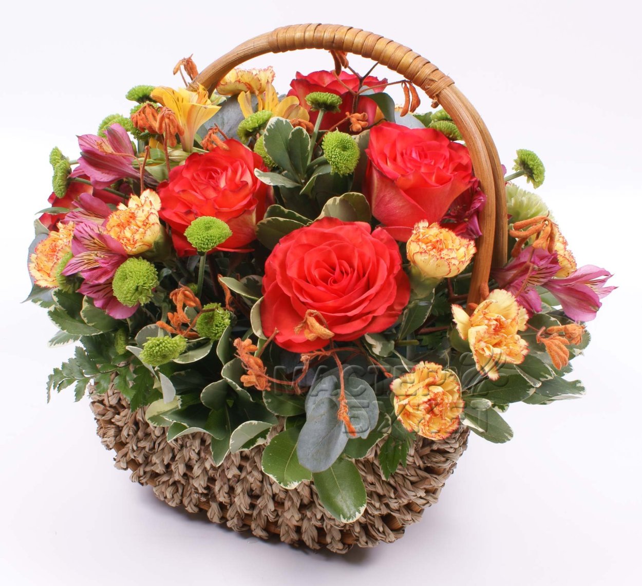 Красивые корзинки с цветами