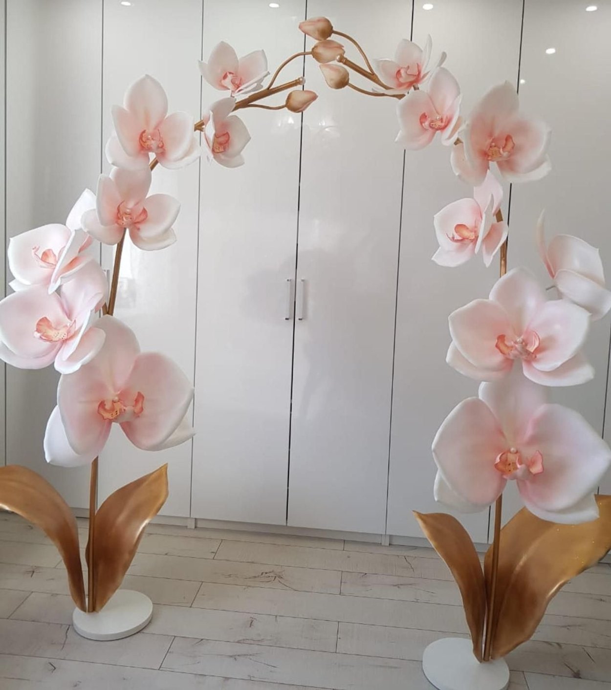 Цветы из изолона Орхидея