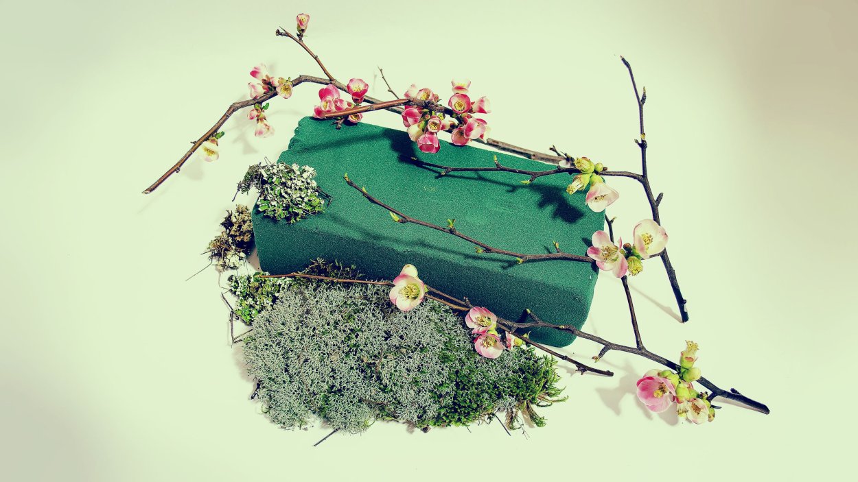 Флористическая губка для живых цветов