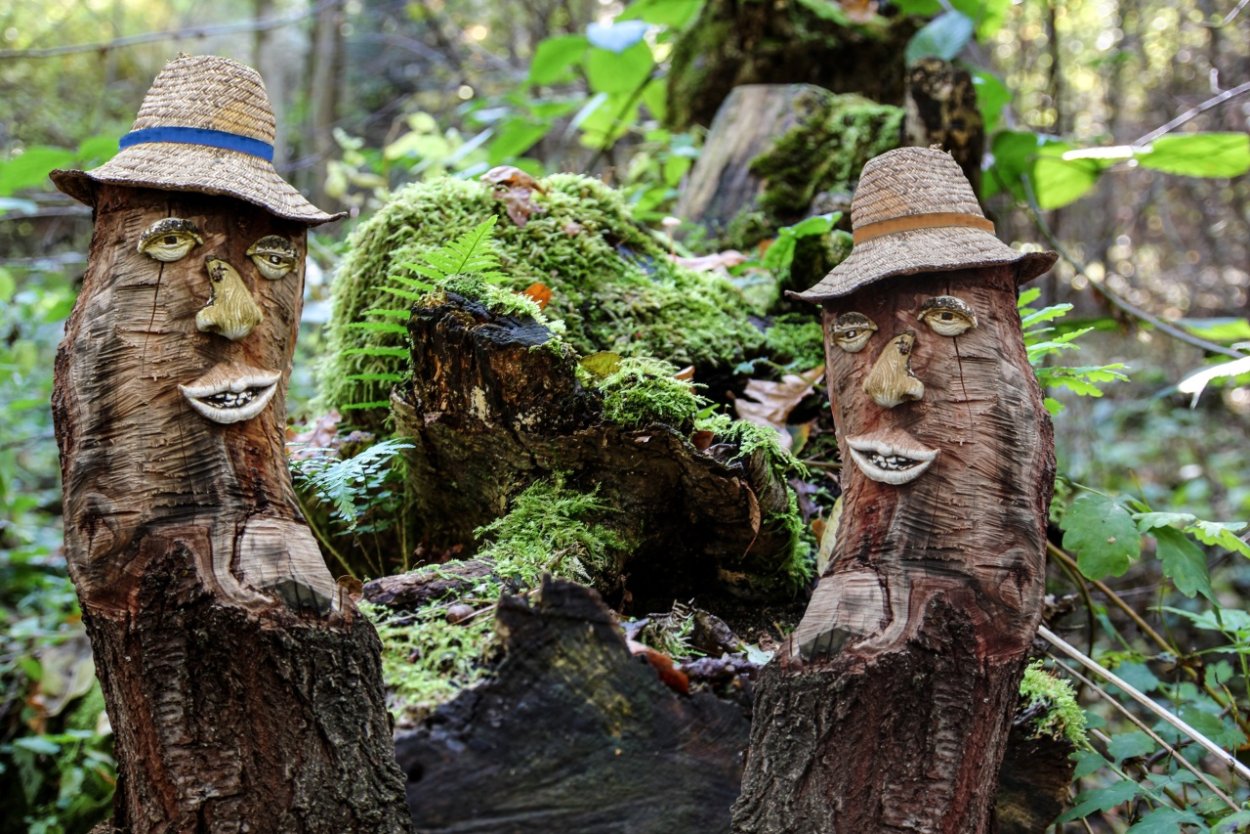 Скульптура из пня