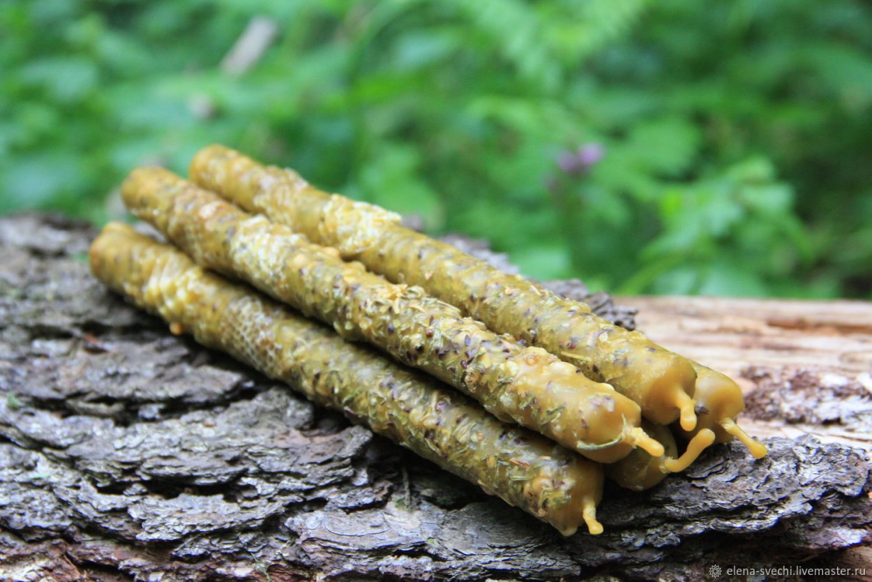 Свечи со змеиным выползком