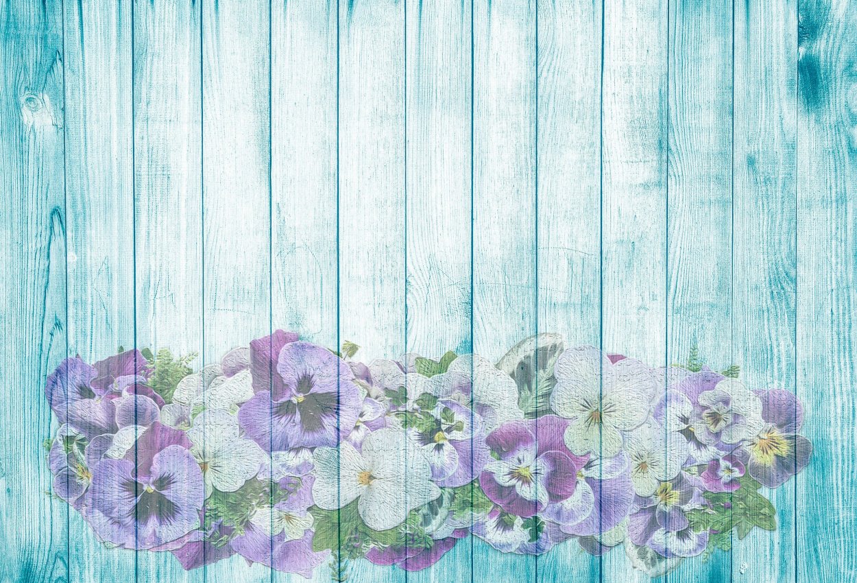 Мультяшное синее дерево