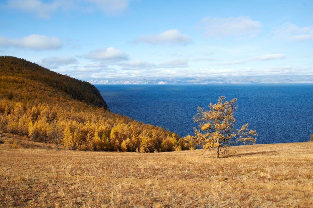 Байкал осень Ольхон