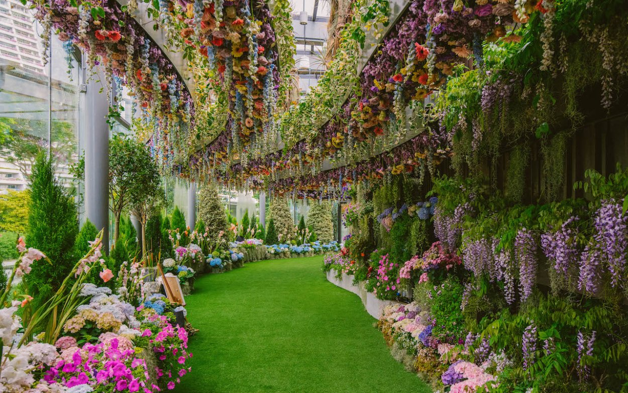 Цветочный купол Сингапур