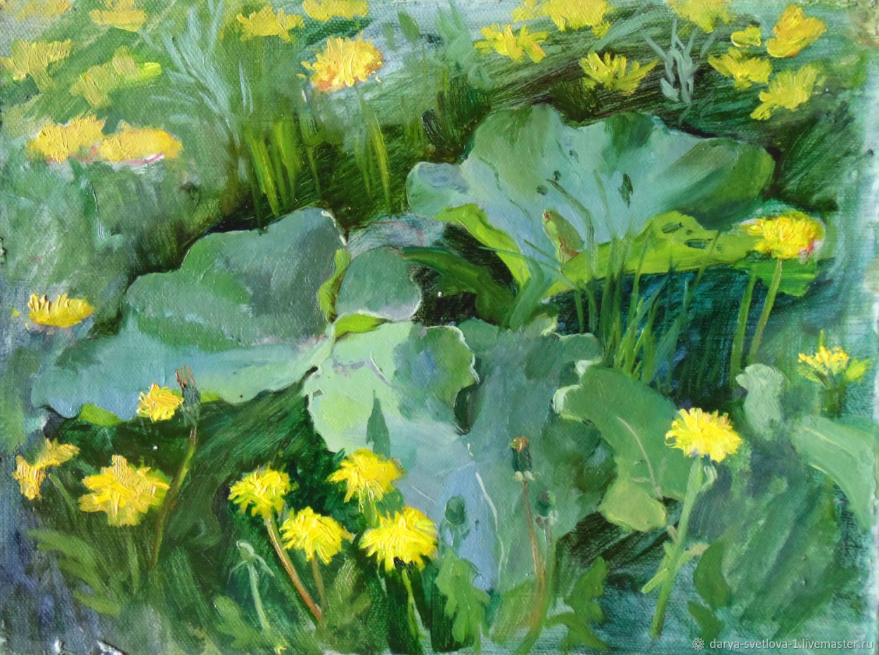 Лопух на картинах художников