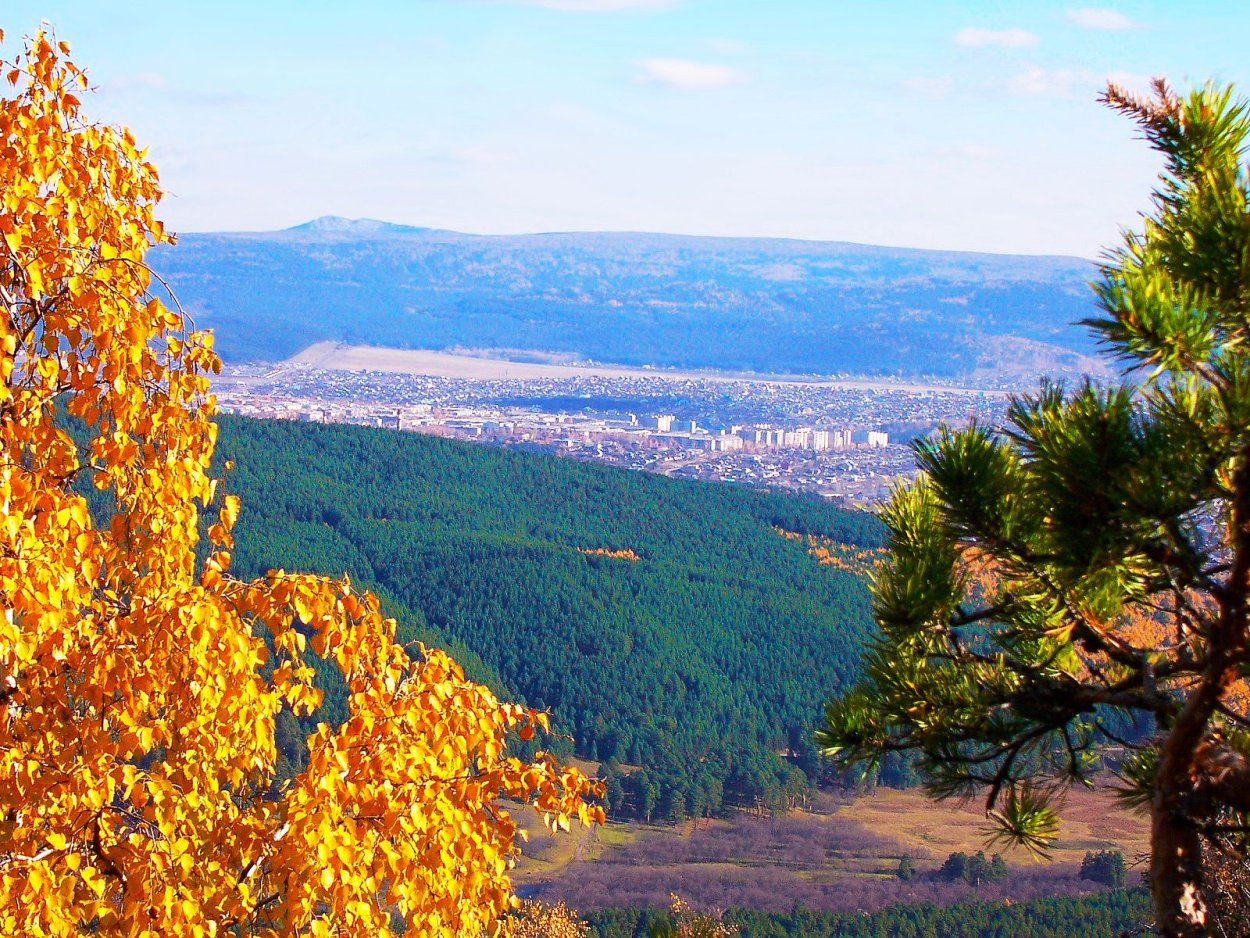 Белорецк Башкирия лес осень