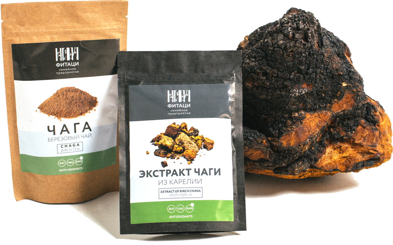 Чага Березовая (гриб) 50гр.