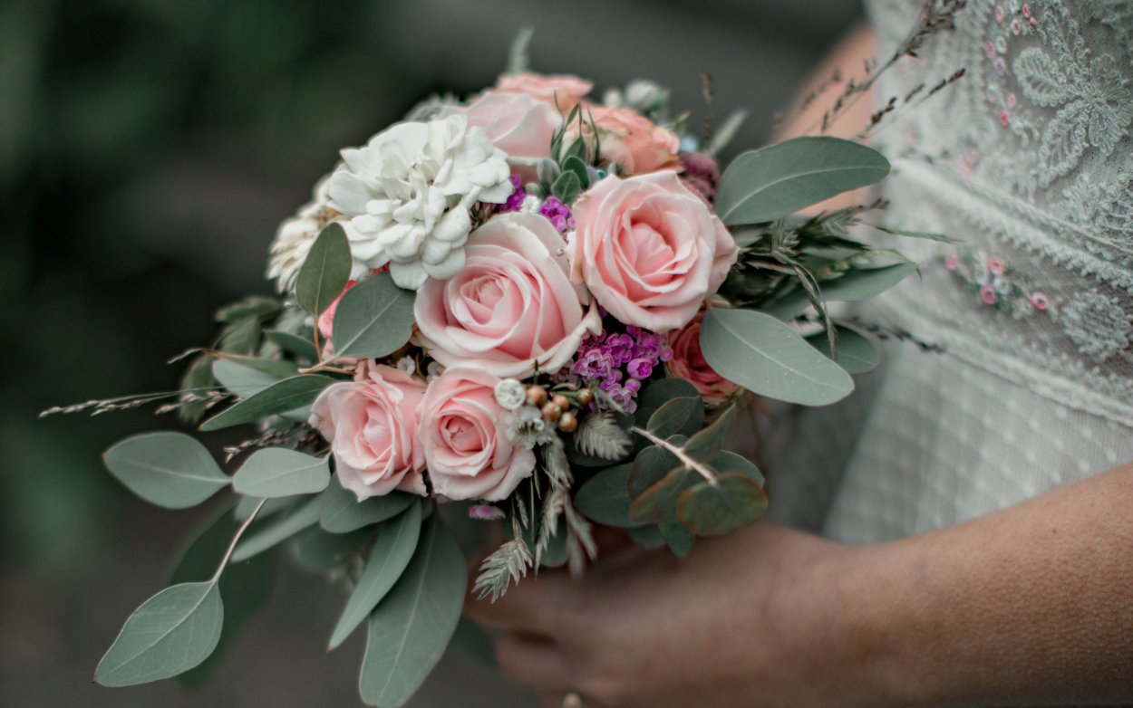 Свадебный букет обои на рабочий стол