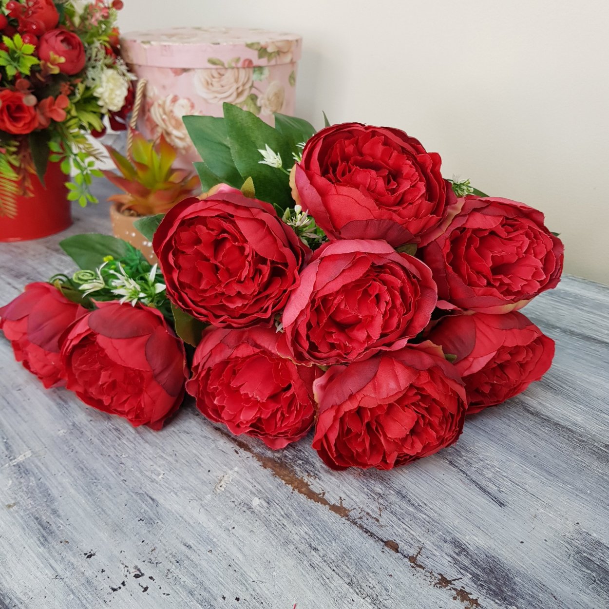 Пионы Бургундия