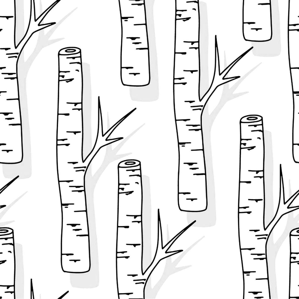 Ствол Березки для аппликации