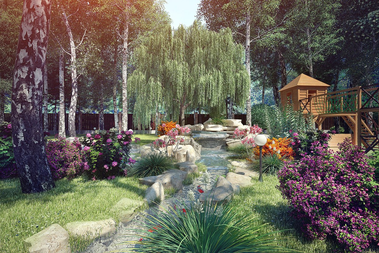 Благоустройство дачного участка