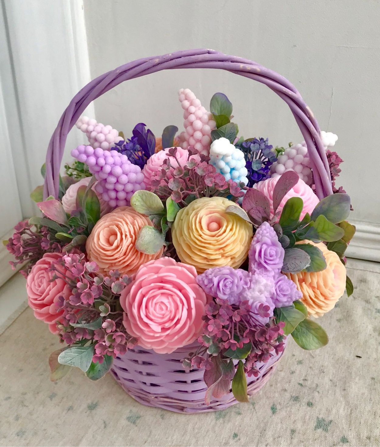 Мыльный букет