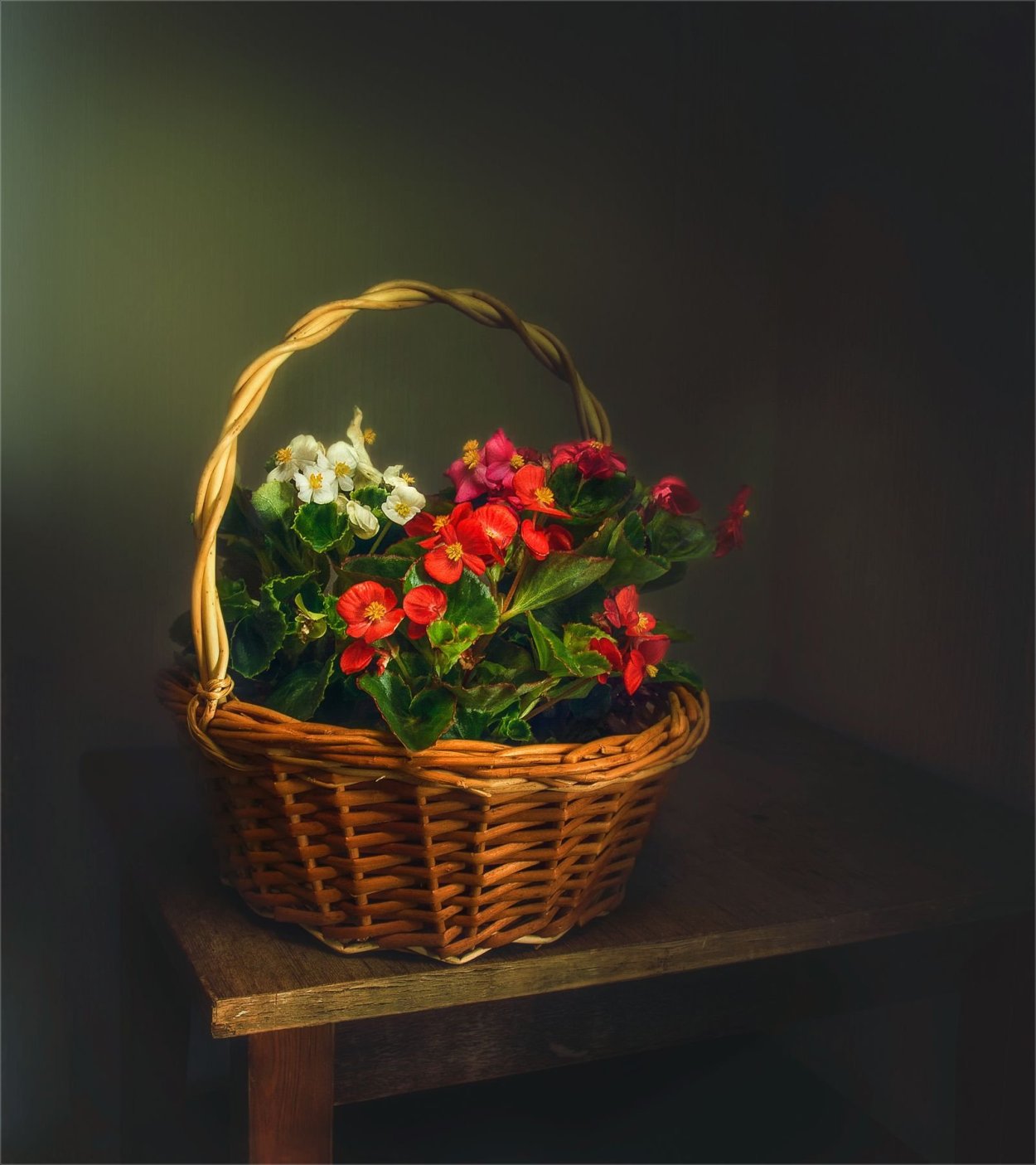 Натюрморт с корзинкой