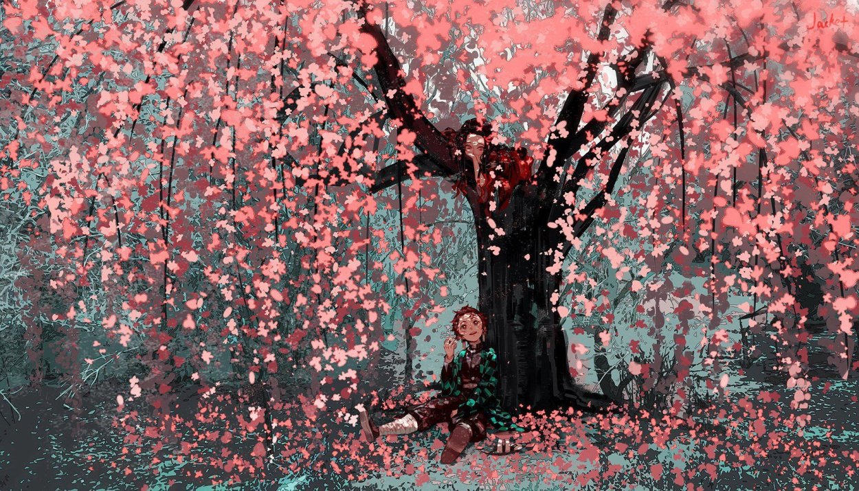 Пейзаж в японском стиле