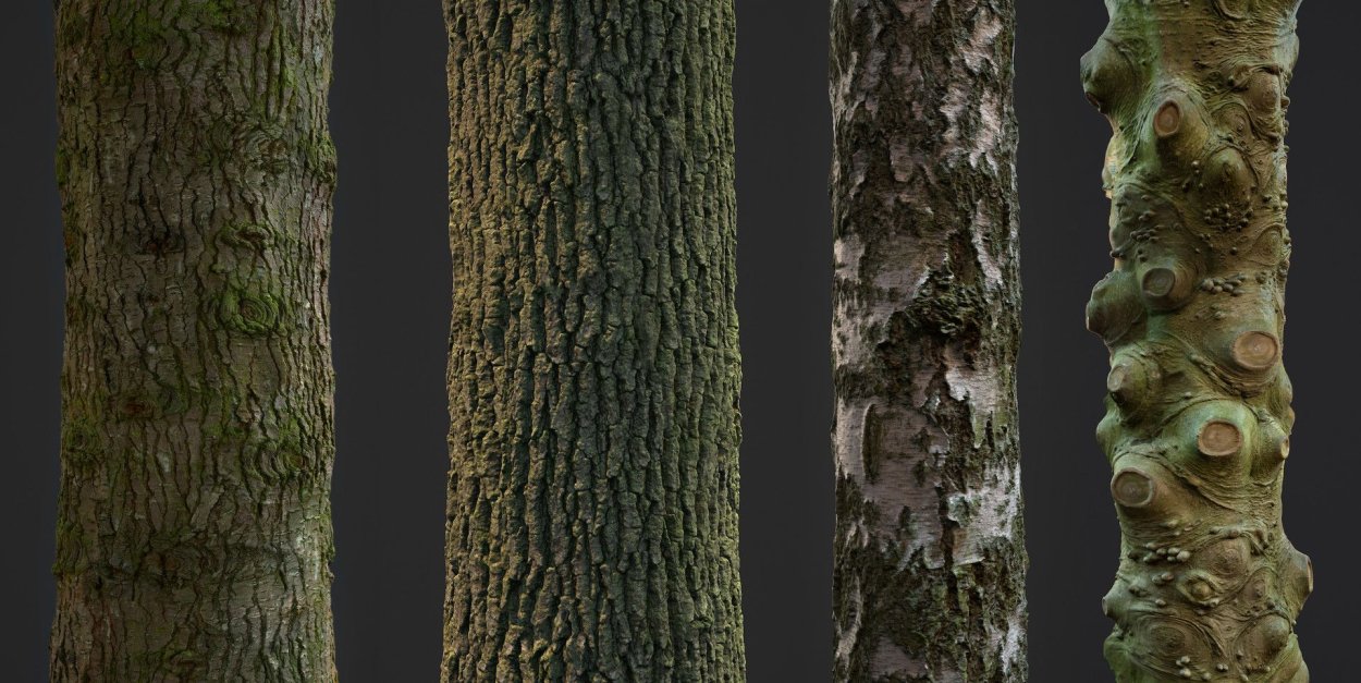 Труба в виде ствола дерева