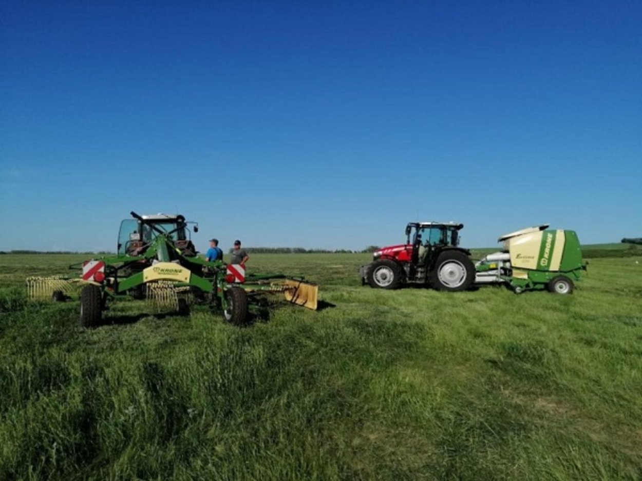 Аграрии Башкирии заготовка кормов