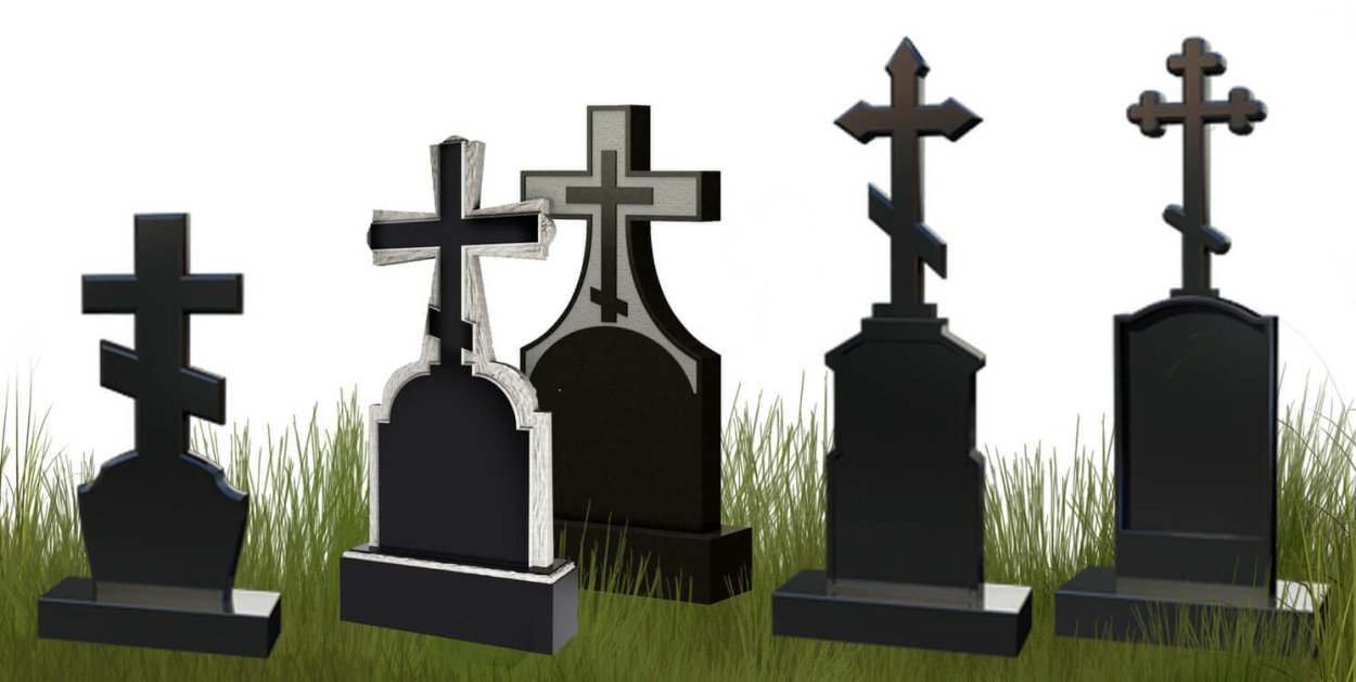 Украшение могилы для урны