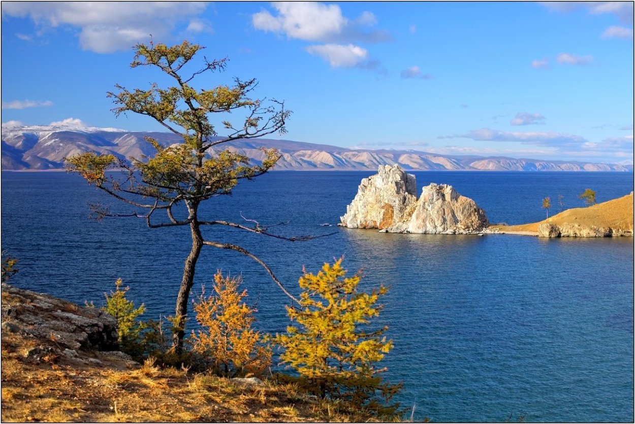 Остров Ольхон на Байкале осень