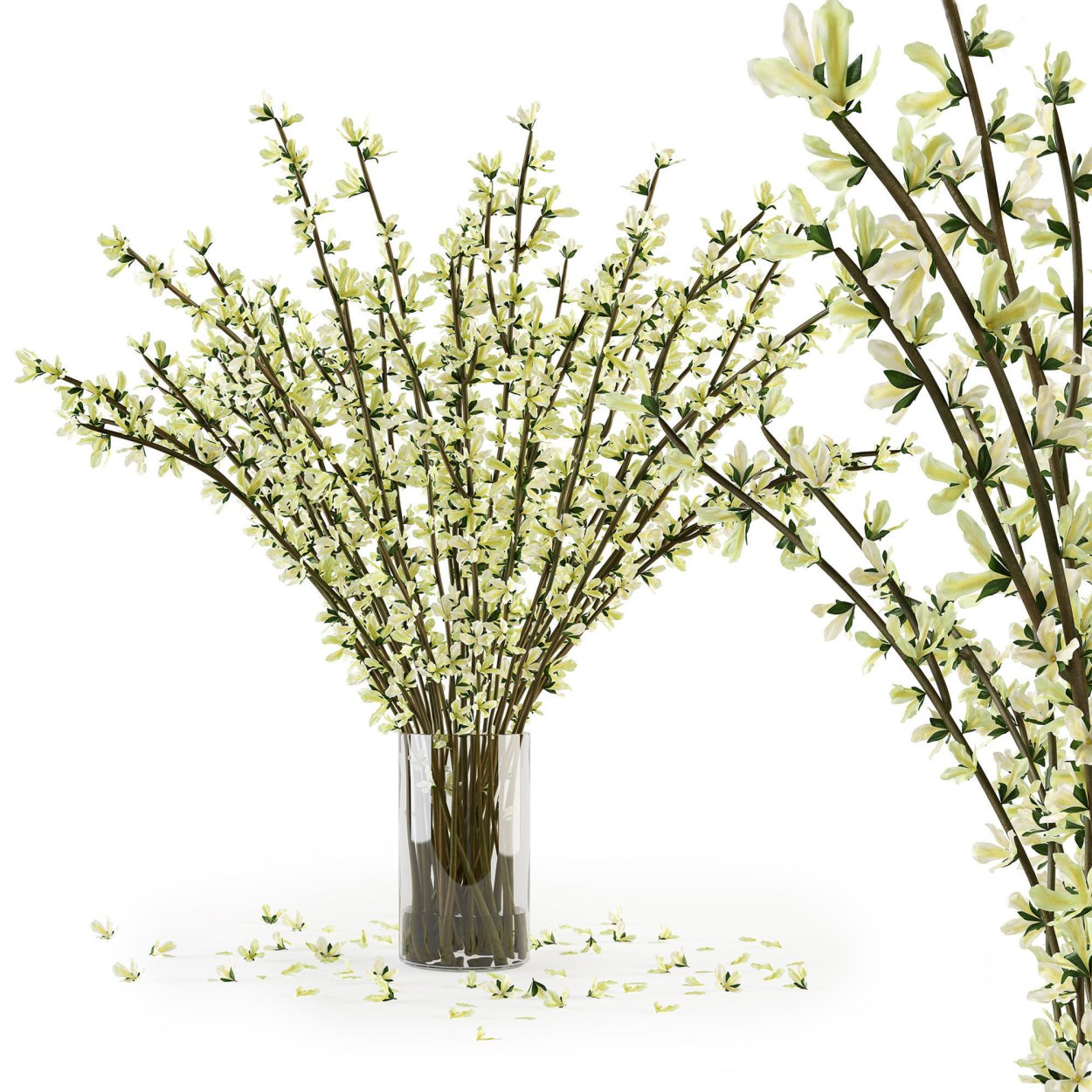 Букет с ветками