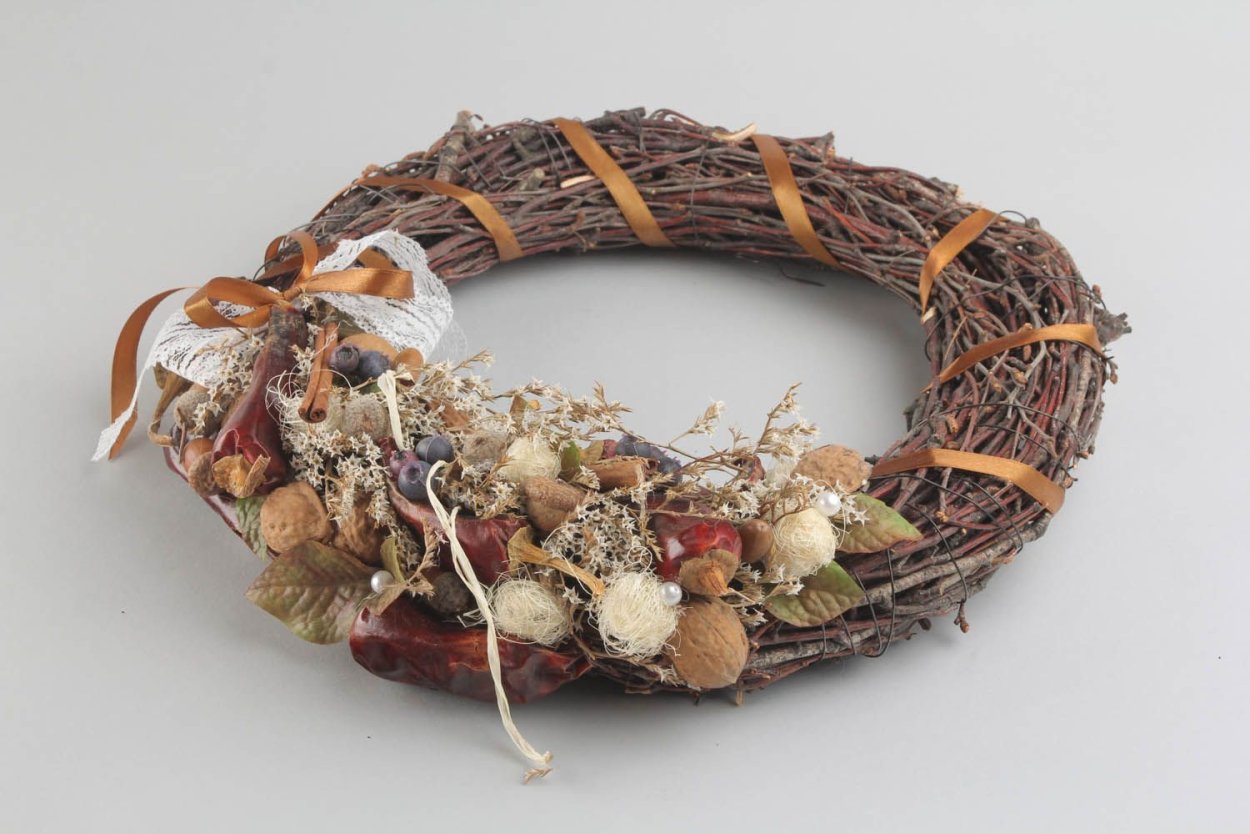 Веночки из березовых веток