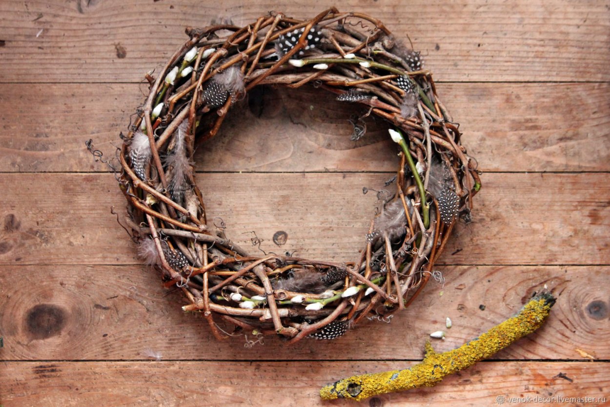 Как сделать гирлянду из березовых веток своими руками