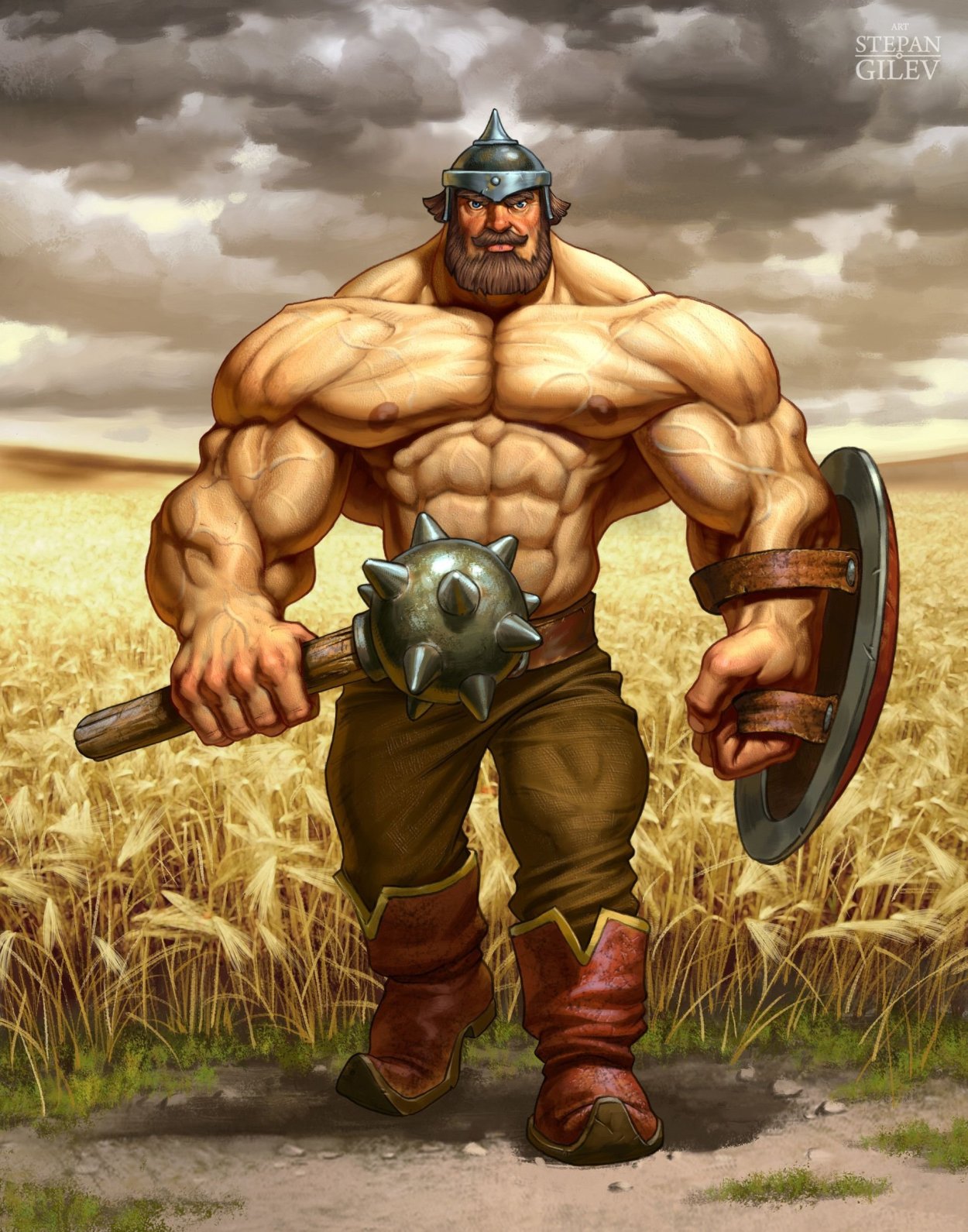 Богатырь Алеша Попович Степан Гилев