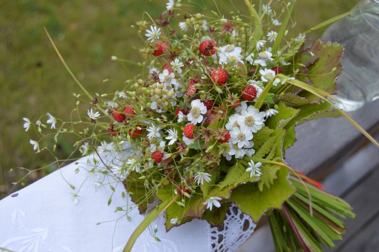 Букет полевые цветы