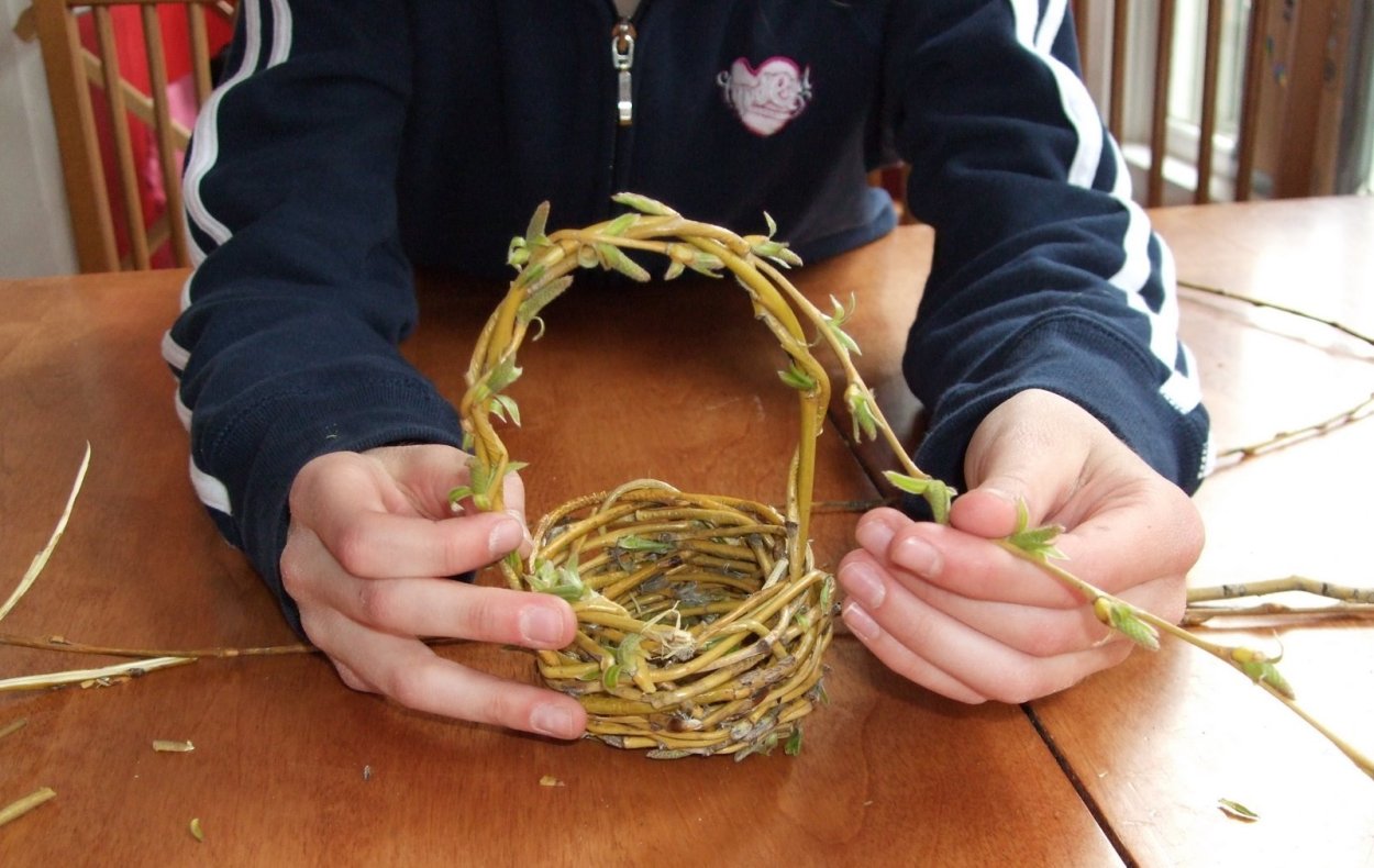 Новогодние сувениры из лозы