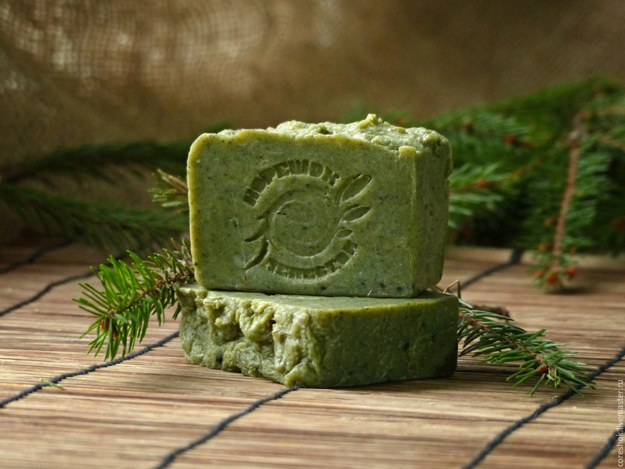 Мыло с нуля хвойное