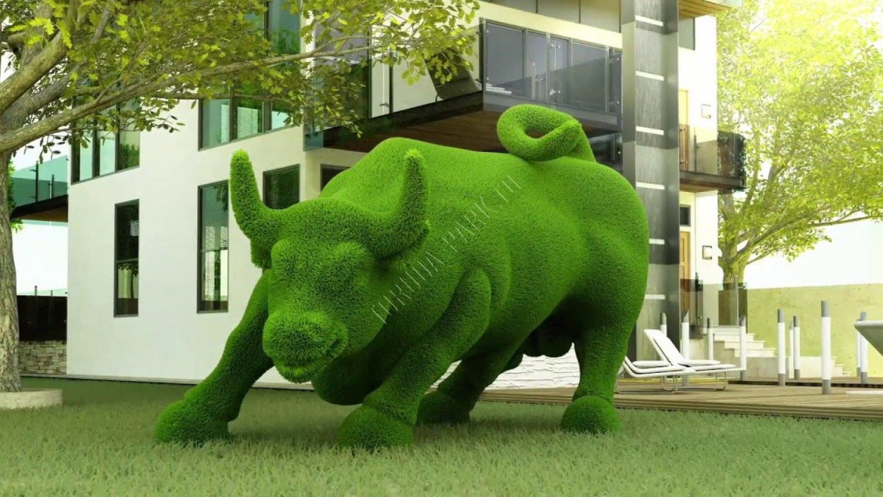 Топиари "бык племенной"