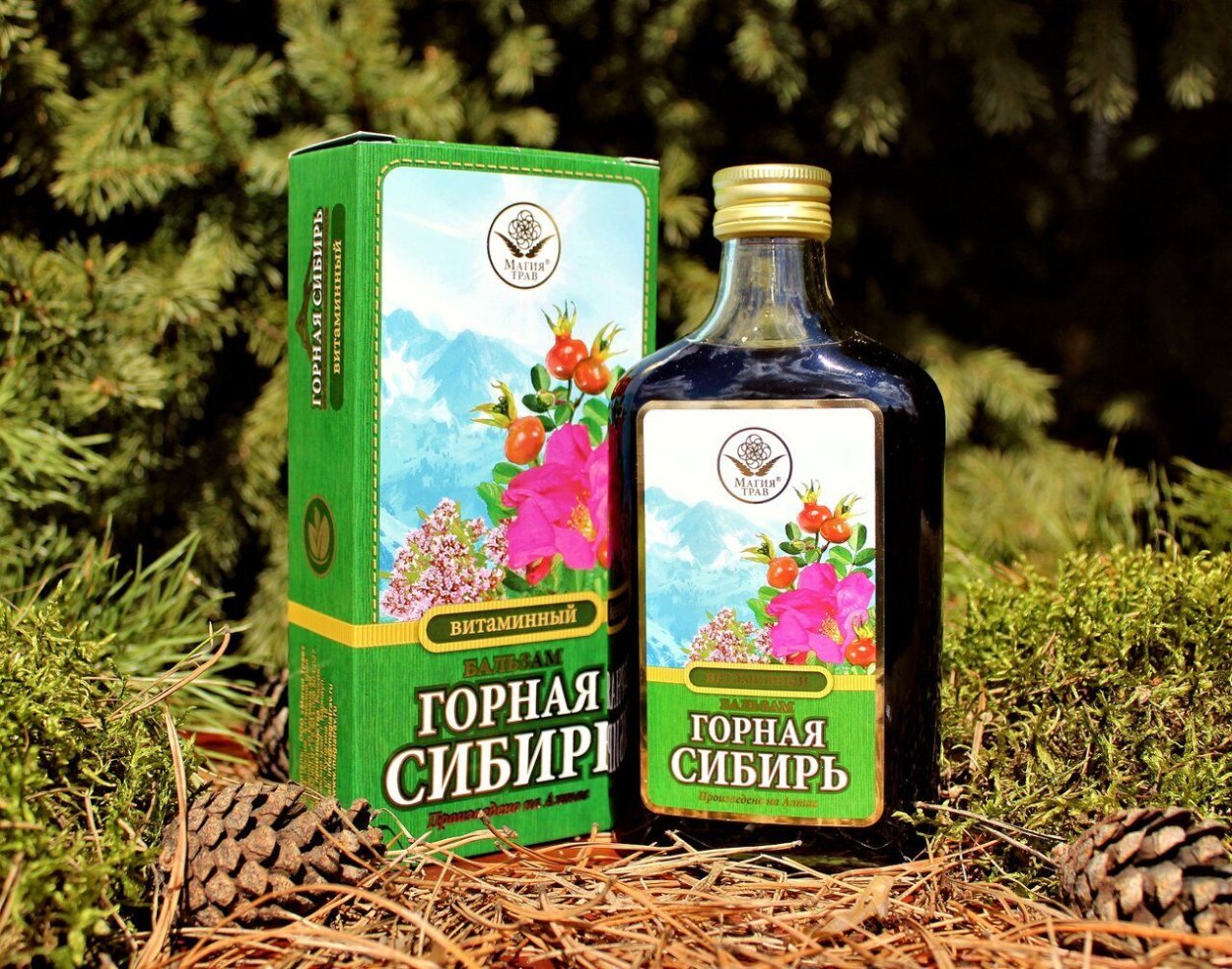 Продукция из трав Алтая