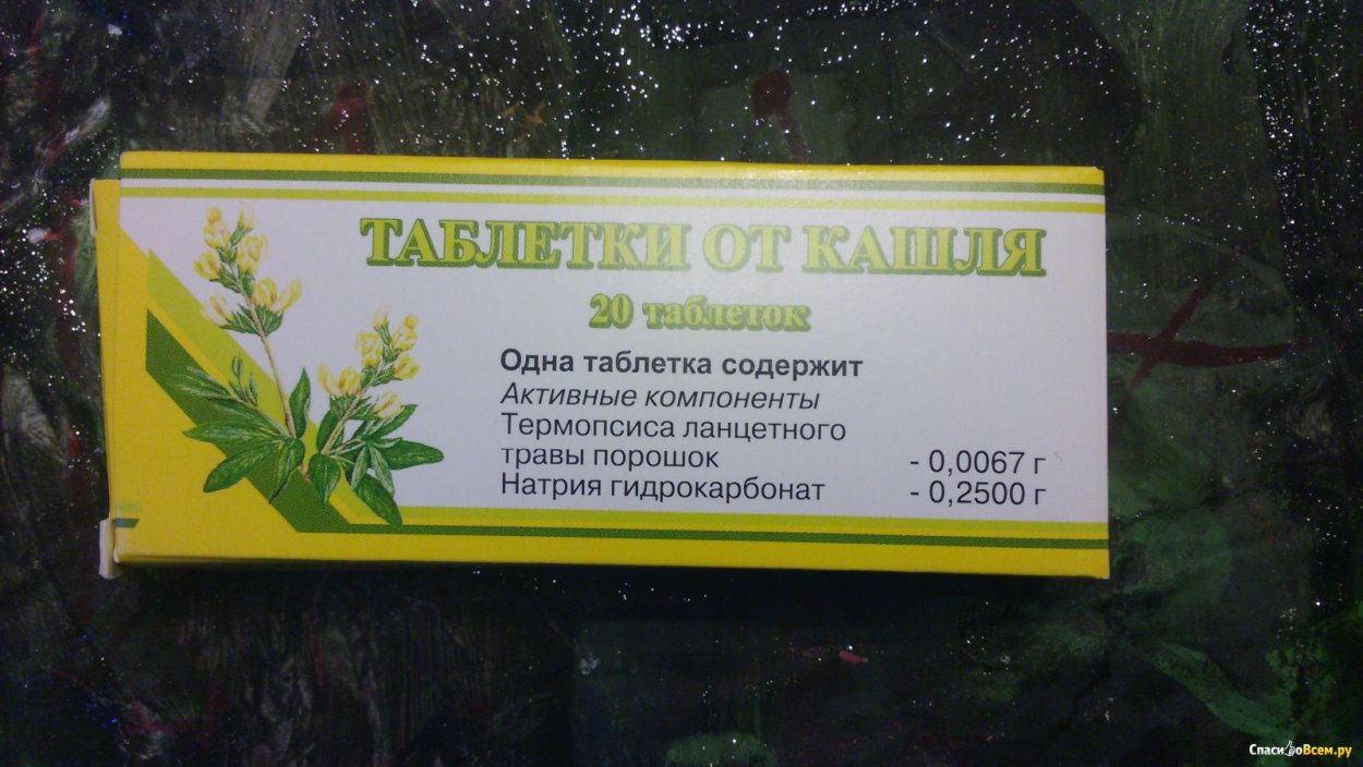 Таблетки от кашля растительного происхождения