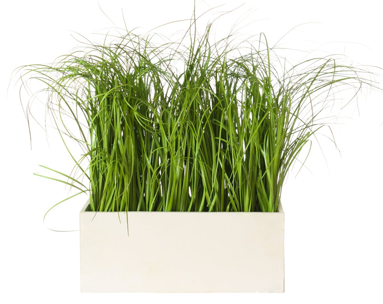 Искусственная трава в горшке
