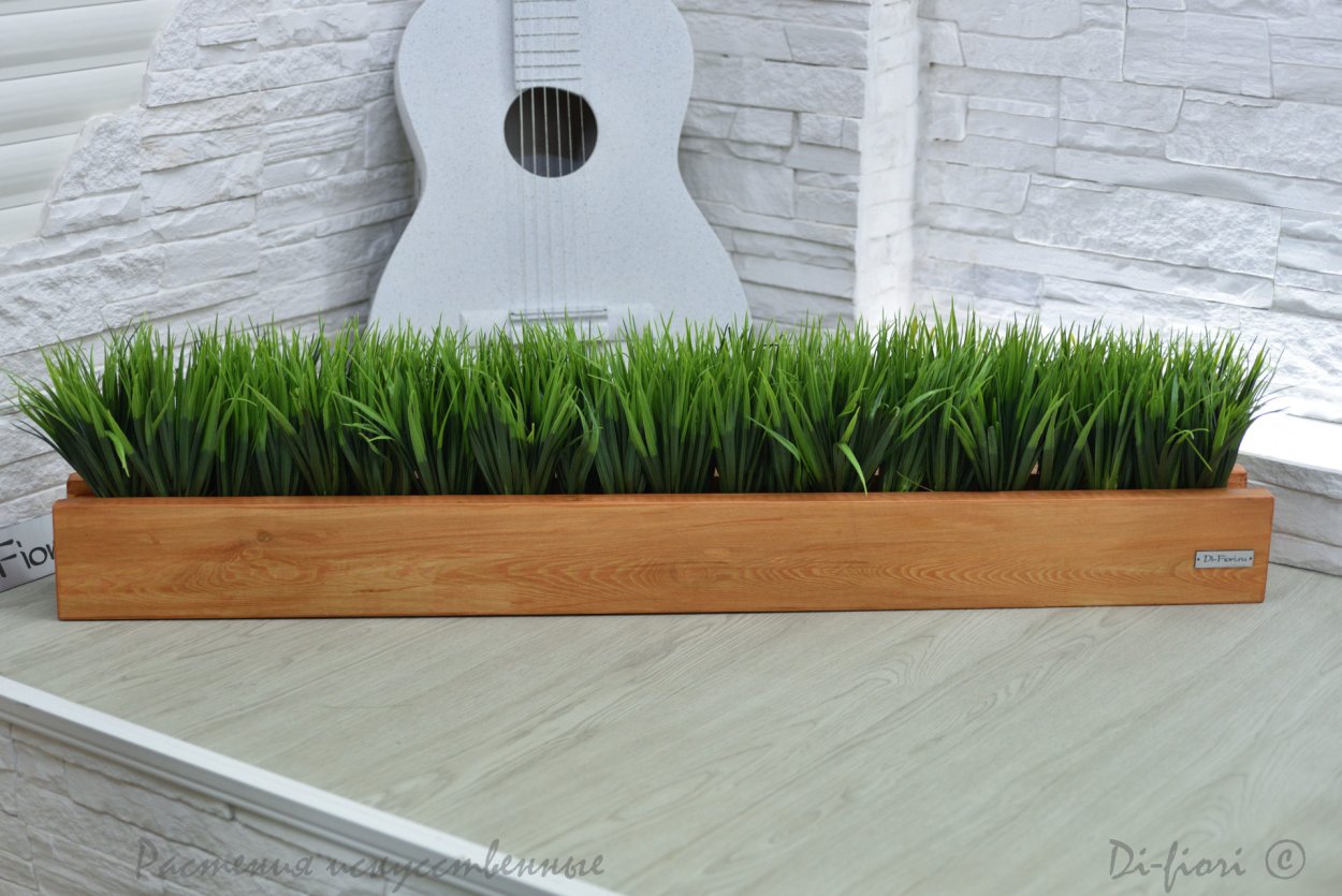 Травка в кашпо икеа