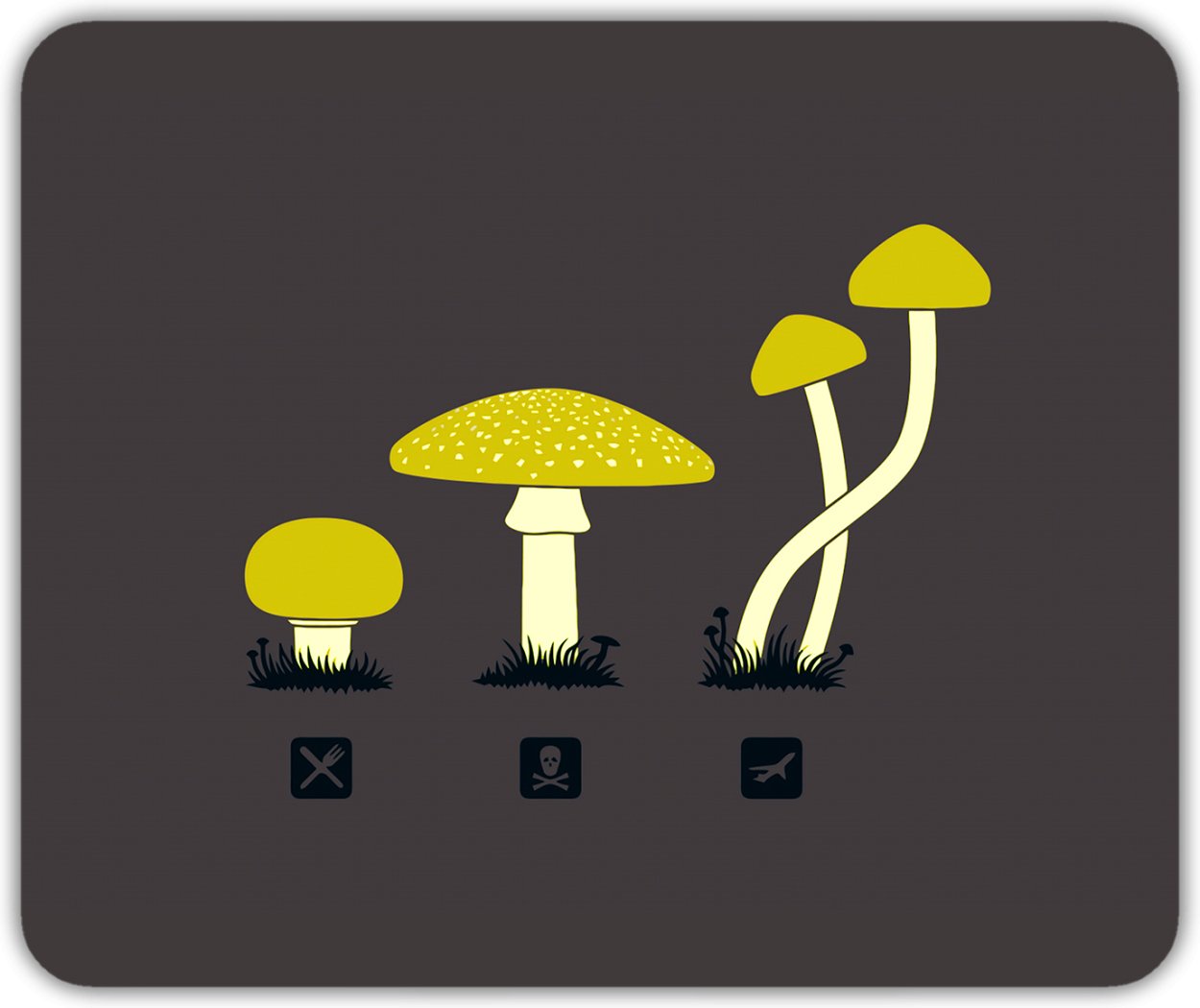 Прикольные обои с грибочками