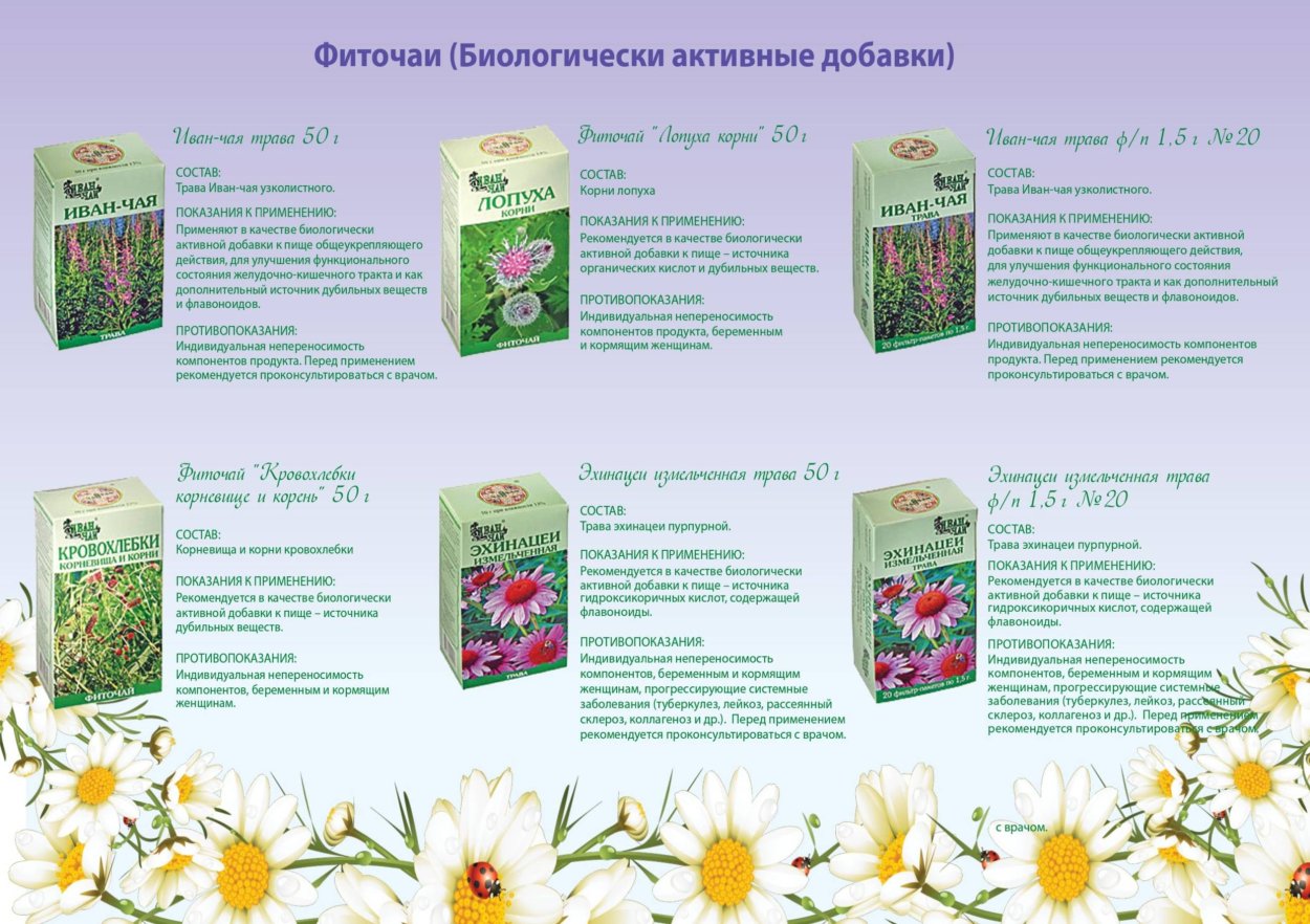 Детские травяные чаи