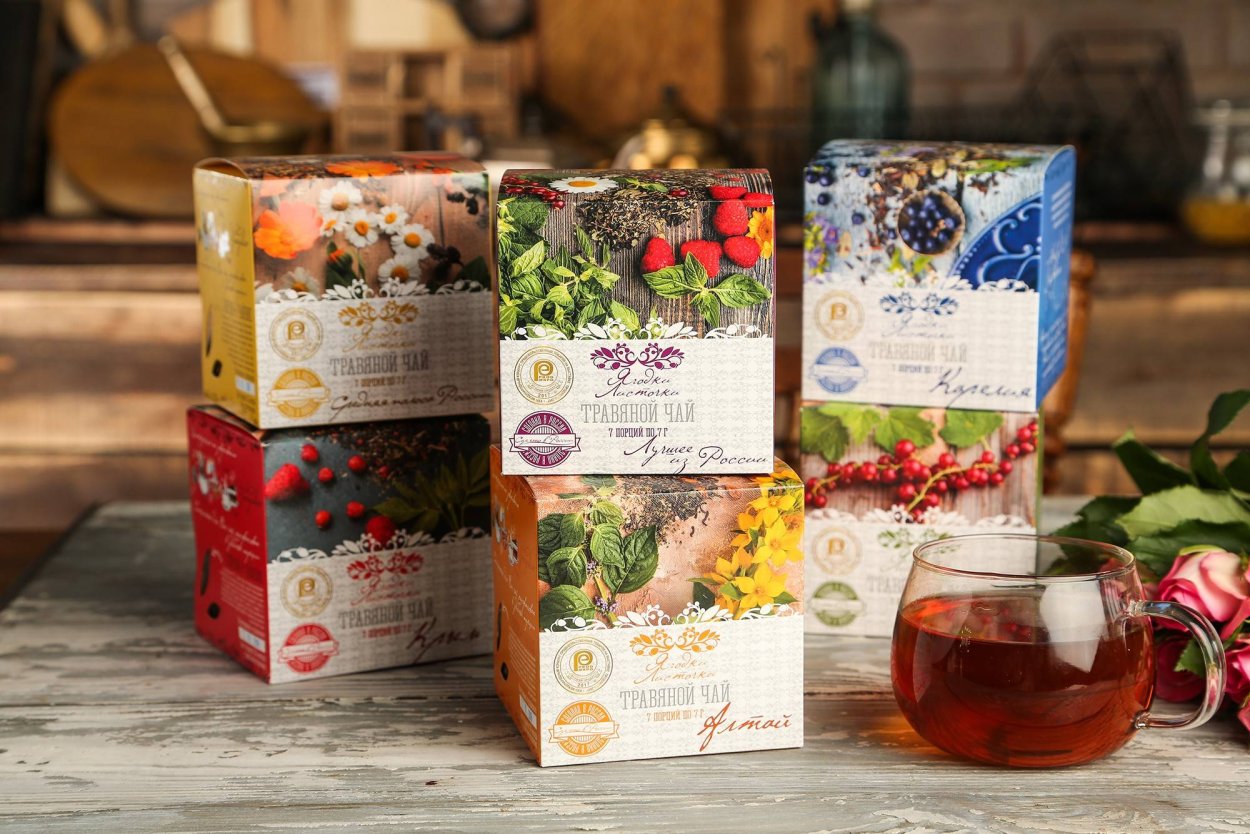 Травяной чай упаковка