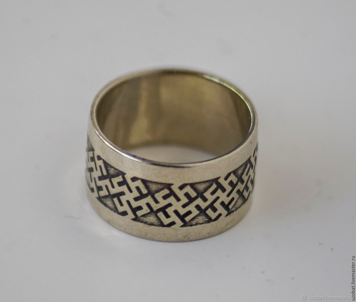 Кольцо оберег Одолень трава